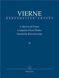 Vierne: Piano Works Volume 2 published by Barenreiter