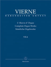 Vierne: Complete Organ Works Vol. 7/4 : Pieces de Fantaisie en quatre suites (Livre IV, 19-24), Op.55