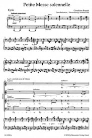 Rossini: Petite Messe solennelle published by Barenreiter Urtext - Vocal Score