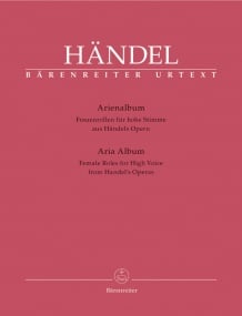 Handel: Aria Album - Female Roles For High Voice published by Barenreiter