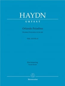 Haydn: Orlando Paladino (HobXXVIII:11) published by Barenreiter Urtext - Vocal Score