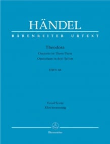 Handel: Theodora (HWV 68) published by Barenreiter Urtext - Vocal Score