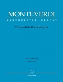 Monteverdi: Vespro della Beata Vergine published by Barenreiter Urtext - Vocal Score