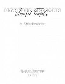 Trojahn: String Quartet No 4 published by Barenreiter (Score)