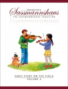 Sassmannshaus Viola Method: Early Start on the Viola - Book 3 published by Barenreiter
