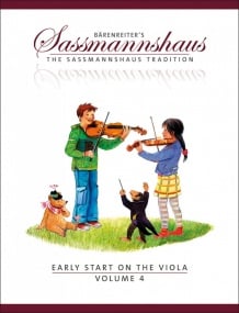 Sassmannshaus Viola Method: Early Start on the Viola - Book 4 published by Barenreiter