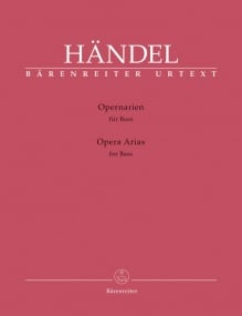 Handel: Aria Album for Bass published by Barenreiter