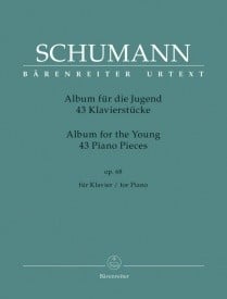 Schumann: Album for the Young Opus 68 for Piano published by Barenreiter