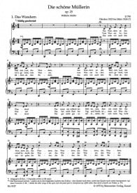 Schubert: Die schoene Mullerin Op25 for Low Voice published by Barenreiter