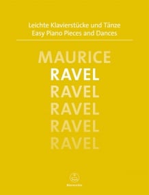 Ravel: Easy Piano Pieces And Dances published by Barenreiter