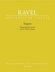 Ravel: Tzigane for Violin published by Barenreiter