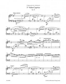 Faure: Valses-Caprices for Piano published by Barenreiter
