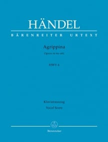 Handel: Agrippina (HWV 6) published by Barenreiter Urtext - Vocal Score