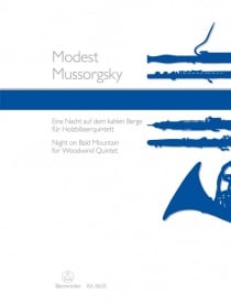 Mussorgsky: Night on Bald Mountain for Wind Quintet published by Barenreiter