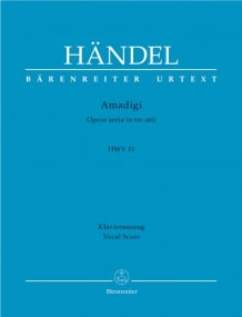Handel: Amadigi (HWV 11) published by Barenreiter Urtext - Vocal Score