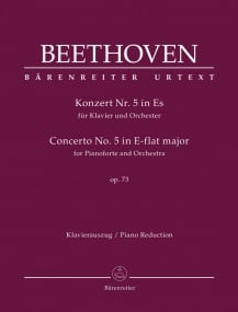 Beethoven: Piano Concerto No.5 in Eb EMPEROR published by Barenreiter