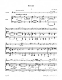 Franck: Sonata for Cello published by Barenreiter