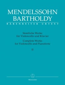 Mendelssohn: Complete Works for Cello & Piano Volume 2 published by Barenreiter
