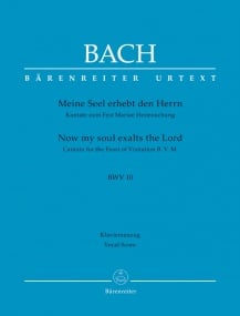 Bach: Cantata No 10: Meine Seel erhebt den Herren (BWV 10) published by Barenreiter Urtext - Vocal Score