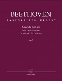 Beethoven: Grande Sonate in Eb Major Opus 7 for Piano published by Barenreiter