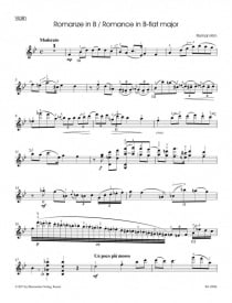 Kim: Three Romances for Violin and Piano published by Barenreiter