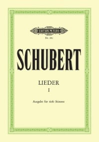 Schubert: Complete Songs Volume 1 Low Voice published by Peters Edition