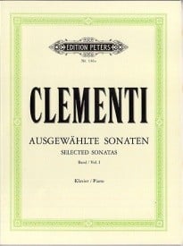 Clementi: 24 Sonatas Volume 1 for Piano published by Peters