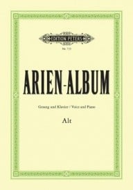 Aria Album for Contralto published by Peters
