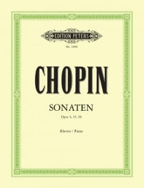 Chopin: Sonatas for Piano published by Peters