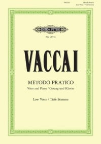Vaccai: Metodo Pratico - Low Voice published by Peters (Book Only)