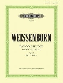 Weissenborn: Studies Opus 8 Volume 2 for Bassoon published by Peters Edition