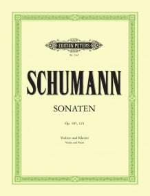 Schumann: Sonatas Op. 105 and Op.121 for Violin published by Peters Edition