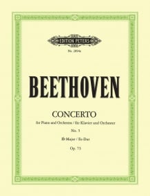 Beethoven: Piano Concerto No.5 in Eb EMPEROR published by Peters Edition
