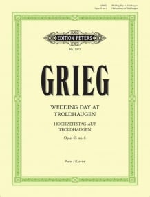 Grieg: Wedding Day At Troldhaugen Opus 65 No 6 for Piano published by Peters