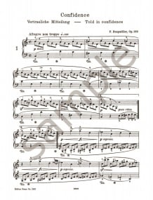 Burgmuller: 18 Characteristic Studies Opus 109 for Piano published by Peters Edition