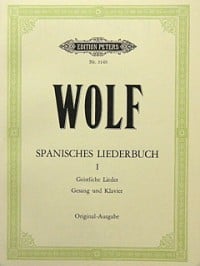 Wolf: Spanisches Liederbuch Book 1 High published by Peters