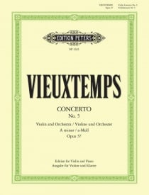 Vieuxtemps: Concerto No.5 in A minor Opus 37 for Violin published by Peters Edition