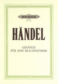 Handel: 30 Arias for Female Voice published by Peters