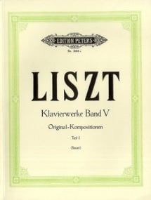 Liszt: Piano Works Volume 5 published by Peters