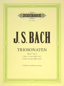 Bach: Trio Sonatas Volume 1 published by Peters
