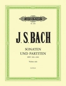 Bach: Sonatas und Partitas BWV1001-1006 for Violin published by Peters Edition