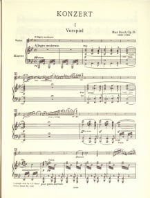 Bruch: Concerto No 1 in G Minor Opus 26 for Violin published by Peters Edition