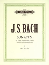 Bach: Sonatas Volume 1 for Violin published by Peters Edition