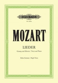 Mozart: Album of 50 Songs for High voice published by Peters