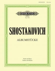 Shostakovich: Albumstucke for Violin published by Peters Edition