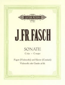 Fasch: Sonata in C for Bassoon published by Peters Edition