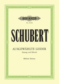 Schubert: 30 Songs Medium Voice published by Peters Edition