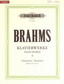 Brahms: Piano Works Volume 2 published by Peters