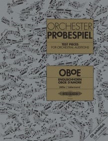 Test Pieces for Orchestral Auditions for Oboe published by Peters