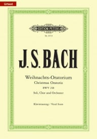 Bach: Christmas Oratorio (BWV 248) published by Peters - Vocal Score
